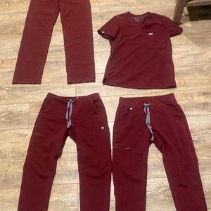 Burgundy Figs set of 4